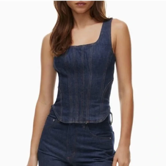 Aritzia Demin Forum Set Size XS - Picture 3 of 9